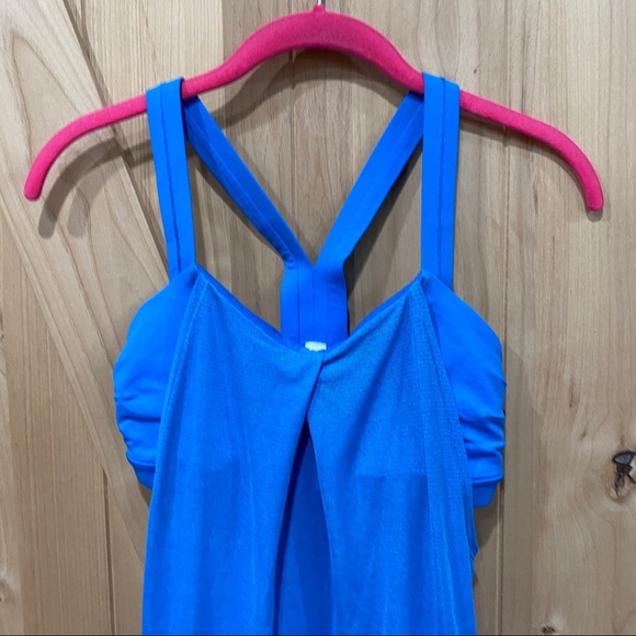 Lululemon Rest Less Tank Top Size 4 Cornflower - Picture 4 of 13